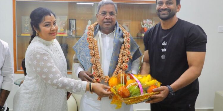 ಟಗರು ಪಲ್ಯ ಸವಿಯಲು ಸಿಎಂಗೆ ಆಹ್ವಾನ ನೀಡಿದ ಡಾಲಿ-ತಾರಮ್ಮ!