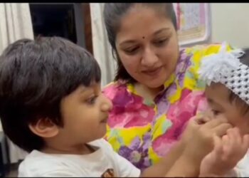 ಮಗಳ ಹುಟ್ದಬ್ಬದ ಸಂಭ್ರಮದಲ್ಲಿ ಆ್ಯಕ್ಷನ್ ಪ್ರಿನ್ಸ್! ಸೋ ಕ್ಯೂಟ್ ಅಂತ ಪಪ್ಪಿ ಕೊಟ್ಟ ಚಿರು ಪುತ್ರ!