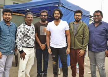 `ಅಭಿಮನ್ಯು’ ಶೂಟಿಂಗ್  ಸೆಟ್‍ಗೆ `ಭೀಮ’ ಸರ್ ಪ್ರೈಸ್ ವಿಸಿಟ್!