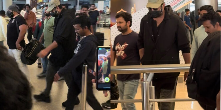 ಕುಂಟುತ್ತಲೇ ಫಾರಿನ್‍ ನಿಂದ ಇಂಡಿಯಾಗೆ ಬಂದ ಬಾಹುಬಲಿ! ಮೊಣಕಾಲು ಸರ್ಜರಿ `ಸಲಾರ್’ ಸ್ಪೆಷಲ್ ಸಾಂಗ್ ಕತೆಯೇನು?