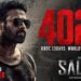 3 ದಿನಕ್ಕೆʻಸಲಾರ್‌ʼ 400 ಕೋಟಿ ಗಳಿಕೆ… 1000 ಕೋಟಿ ಬಾಕ್ಸ್‌ ಆಫೀಸ್‌ ಟಾರ್ಗೆಟ್‌!