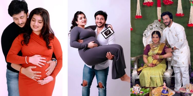 ಅದ್ದೂರಿಯಾಗಿ ನಡೀತು ಅಮೂಲ್ ಬೇಬಿ ಪತ್ನಿ ಸಿರಿ ಸೀಮಂತ!
