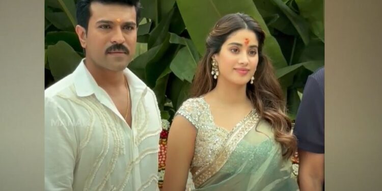 Ram Charan-Janhvi Kapoor: ಅದ್ಧೂರಿಯಾಗಿ ಸೆಟ್ಟೇರ್ತು ರಾಮ್ಚರಣ್-ಜಾಹ್ನವಿ ಕಪೂರ್ ಸಿನಿಮಾ!