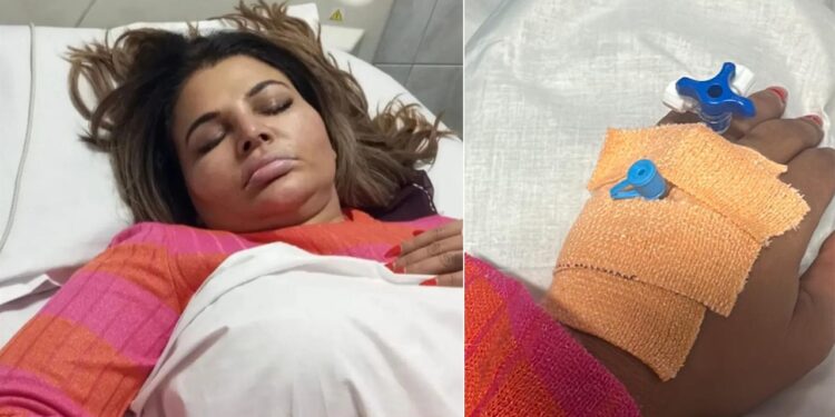 Rakhi Sawant: ಆಸ್ಪತ್ರೆ ಬೆಡ್‌ ಮೇಲೆ ರಾಖಿ ಸಾವಂತ್‌ – ಡ್ರಾಮನಾ,,? ರಿಯಲ್ಲಾ..?